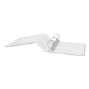 Universal Slant D-Ring View Binder, 3 Rings, 4" Capacity, 11 x 8.5, White