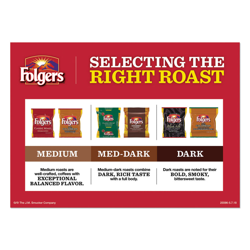 Folgers Coffee, Fraction Pack, Gourmet Supreme, 1.75oz, 42/Carton