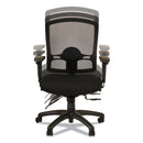 Alera Etros Series Mid-Back Multifunction with Seat Slide Chair, Supports Up to 275 lb, 17.83" to 21.45" Seat Height, Black