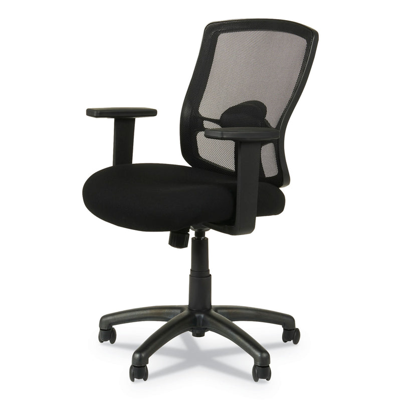 Alera Etros Series Mesh Mid-Back Chair, Supports Up to 275 lb, 18.03" to 21.96" Seat Height, Black