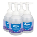 Kleenex Reveal Ultra Moisturizing Foam Hand Sanitizer, 18 oz Bottle, Fragrance-Free, 4/Carton