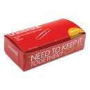 Universal Paper Clips, Jumbo, Nonskid, Silver, 100 Clips/Box, 10 Boxes/Pack