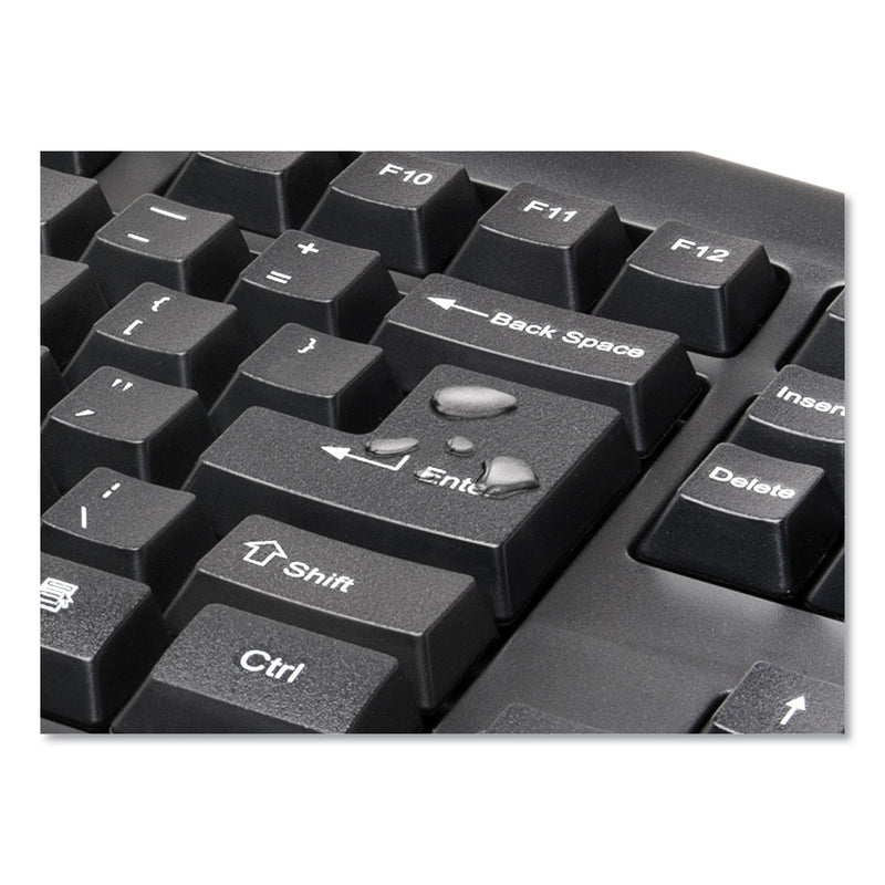 Kensington Keyboard for Life Wireless Desktop Set, 2.4 GHz Frequency/30 ft Wireless Range, Black