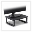 Kensington SmartFit Monitor Stand Plus, 16.2" x 2.2" x 3" to 6", Black, Supports 80 lbs