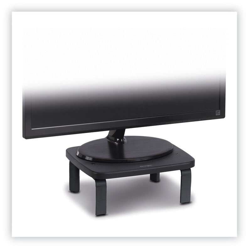 Kensington SmartFit Monitor Stands, 12.25" x 2.25" x 1.75" to 4.75", Black, Supports 40 lbs