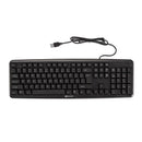 Innovera Slimline Keyboard and Mouse, USB 2.0, Black