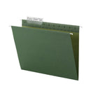 Smead TUFF Hanging Folders with Easy Slide Tab, Letter Size, 1/3-Cut Tabs, Standard Green, 20/Box
