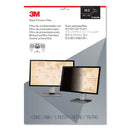 3M Frameless Blackout Privacy Filter for 19.5" Widescreen Monitor, 16:9 Aspect Ratio