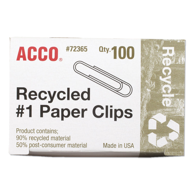 ACCO Recycled Paper Clips,