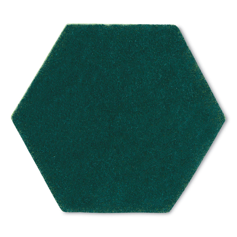 Scotch-Brite Dual Purpose Scour Pad, 5 x 5, Green/Yellow, 15/Carton