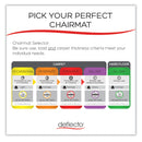 deflecto EconoMat Occasional Use Chair Mat, Low Pile Carpet, Roll, 36 x 48, Lipped, Clear