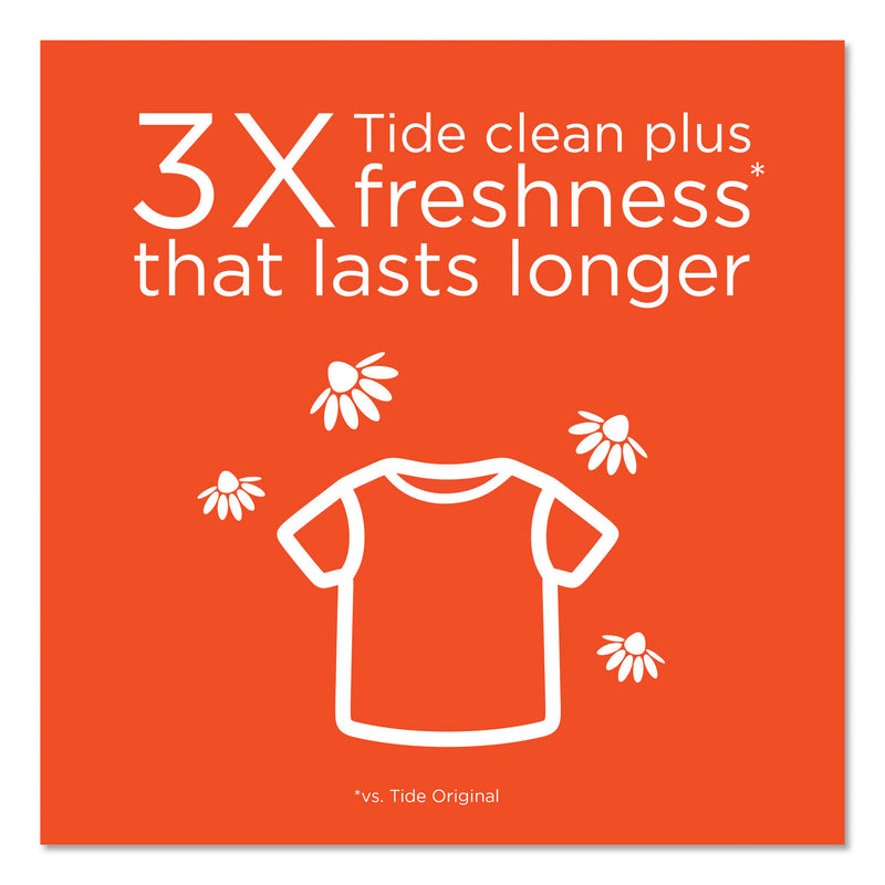 Tide Plus Febreze Liquid Laundry Detergent, Spring and Renewal, 92 oz Bottle