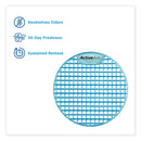 Georgia Pacific ActiveAire Deodorizer Urinal Screen, Coastal Breeze Scent, Blue, 12/Carton