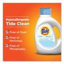 Tide Free and Gentle Laundry Detergent, 32 Loads, 46 oz Bottle, 6/Carton