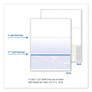 DocuGard Standard Security Check, 11 Features, 8.5 x 11, Blue Marble Bottom, 500/Ream