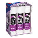 Avery Permanent Glue Stic Value Pack, 1.27 oz, Applies Purple, Dries Clear, 6/Pack