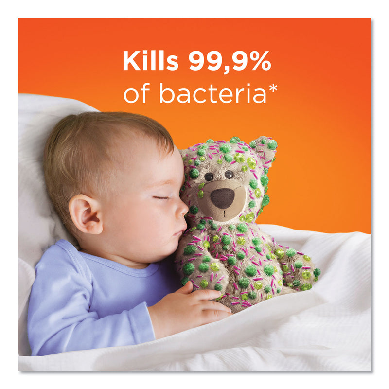 Tide Antibacterial Fabric Spray, Light Scent, 22 oz Spray Bottle, 6/Carton