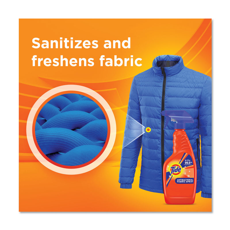 Tide Antibacterial Fabric Spray, Light Scent, 22 oz Spray Bottle