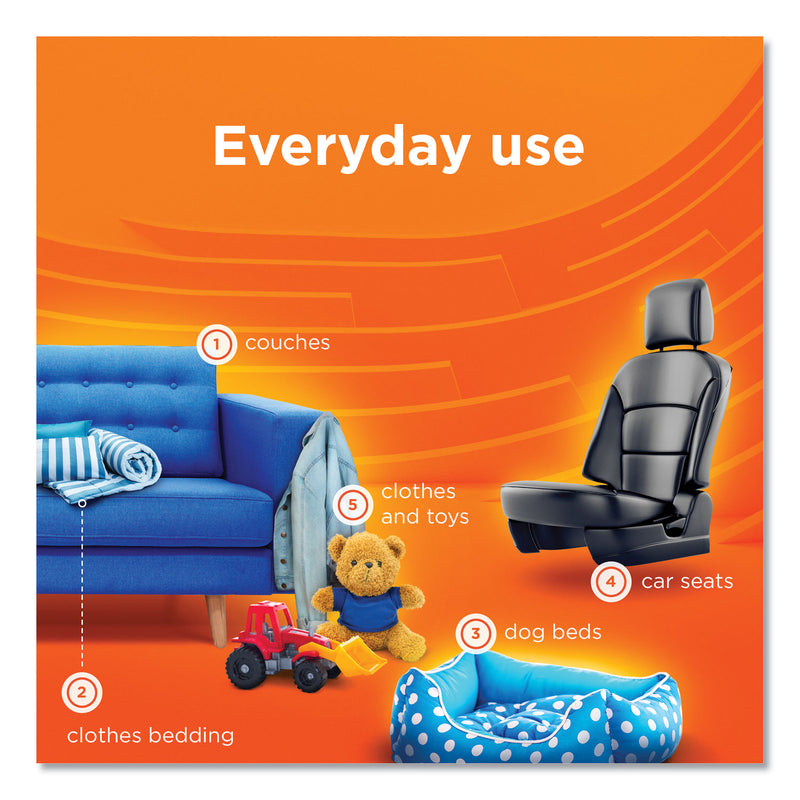 Tide Antibacterial Fabric Spray, Light Scent, 22 oz Spray Bottle, 6/Carton