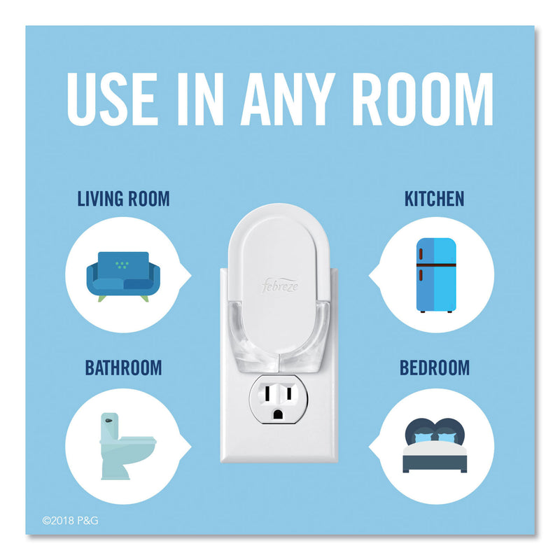 Febreze PLUG Air Freshener Refills, Gain Original, 0.87 oz, 6/Carton