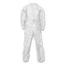KleenGuard A20 Breathable Particle-Pro Coveralls, Zip, 2X-Large, White, 24/Carton