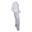 KleenGuard A30 Elastic-Back Coveralls, White, 2X-Large, 25/Carton