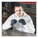 KleenGuard A20 Breathable Particle Protection Coveralls, Zipper Front, Large, White