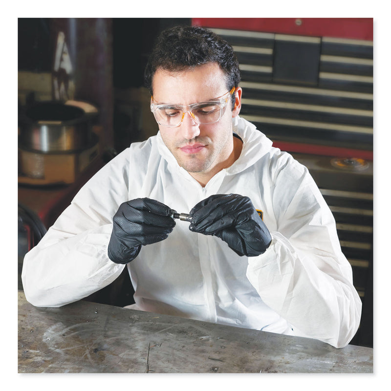 KleenGuard A20 Breathable Particle Protection Coveralls, Zipper Front, Large, White