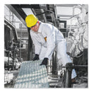 KleenGuard A30 Elastic-Back and Cuff Coveralls, Large, White, 25/Carton
