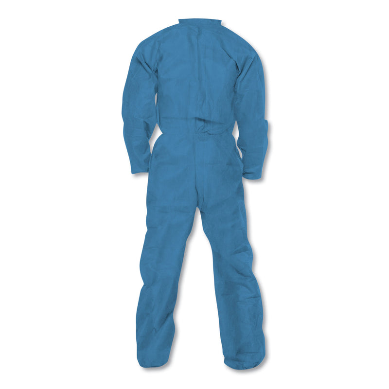 KleenGuard A20 Breathable Particle Protection Coveralls, Medium, Blue, 24/Carton
