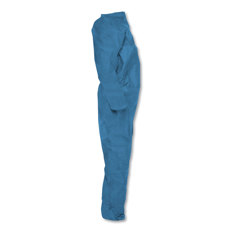 KleenGuard A20 Breathable Particle Protection Coveralls, Medium, Blue, 24/Carton
