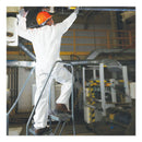 KleenGuard A20 Elastic Back Wrist/Ankle Coveralls, X-Large, White, 24/Carton