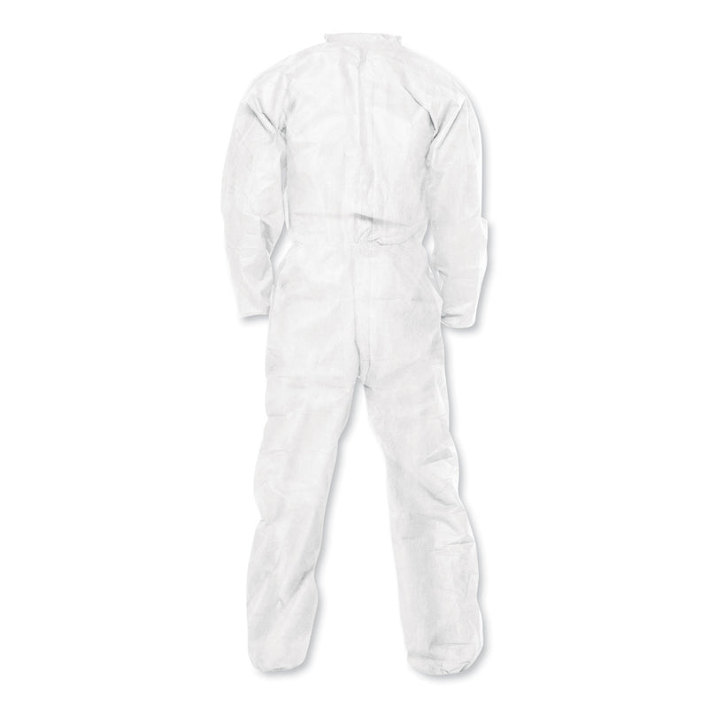 KleenGuard A20 Breathable Particle Protection Coveralls, Zip Closure, 2X-Large, White