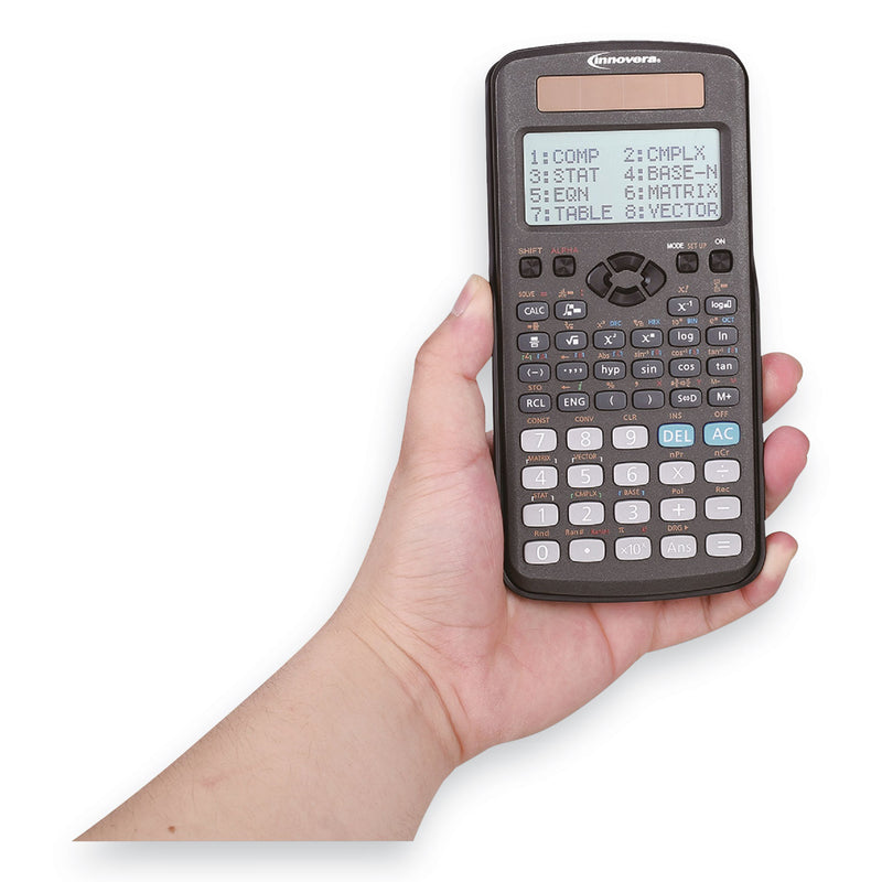 Innovera 417-Function Advanced Scientific Calculator, 15-Digit LCD
