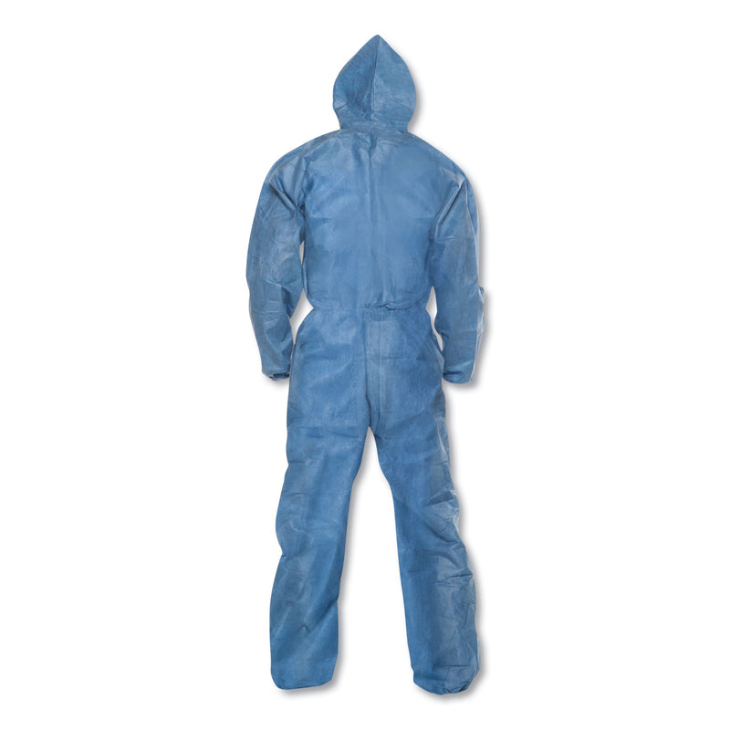 KleenGuard A20 Breathable Particle Protection Coveralls, X-Large, Blue, 24/Carton