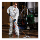 KleenGuard A40 Elastic-Cuff, Ankle, Hood and Boot Coveralls, Large, White, 25/Carton