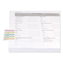 Universal Deluxe Pop-Up Page Flags, 0.5 x 1.75, Five Assorted Colors, 35 Flags/Dispenser, 5 Dispensers/Pack