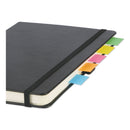 Universal Deluxe Pop-Up Page Flags, 1 x 1.75, Five Assorted Colors, 50 Flags/Dispenser, 5 Dispensers/Pack