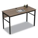 Linea Italia Urban Series Desk Workstation, 47.25" x 23.75" x 29.5", Natural Walnut