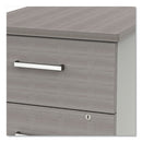 Linea Italia Urban Mobile File Pedestal, Left or Right, 2-Drawers: Box/File, Legal/A4, Ash, 16" x 15.25" x 23.75"