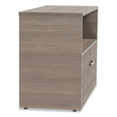 Linea Italia Urban 36" Credenza, Bottom Pedestal, 35.25w x 15.25d x 23.75h, Natural Walnut
