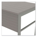 Linea Italia Urban Series L- Shaped Desk, 59" x 59" x 29.5", Ash