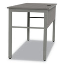 Linea Italia Urban Series Desk Workstation, 59" x 23.75" x 29.5", Ash