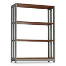 Linea Italia Trento Line Bookcase, Three-Shelf, 31.5w x 11.5d x 43.25h, Cherry