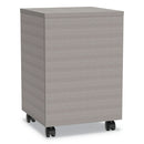 Linea Italia Urban Mobile File Pedestal, Left or Right, 2-Drawers: Box/File, Legal/A4, Ash, 16" x 15.25" x 23.75"