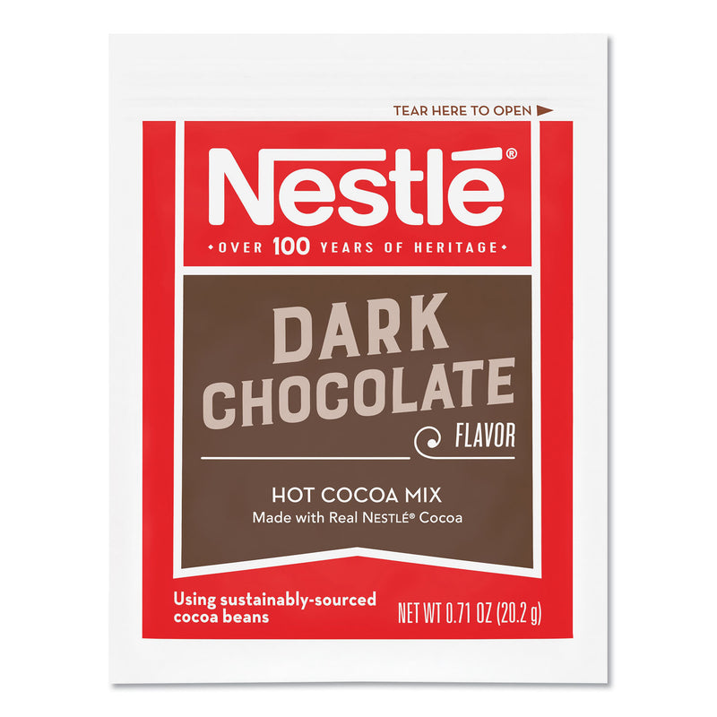 Nestlé Hot Cocoa Mix, Dark Chocolate, 0.71 oz, 50/Box