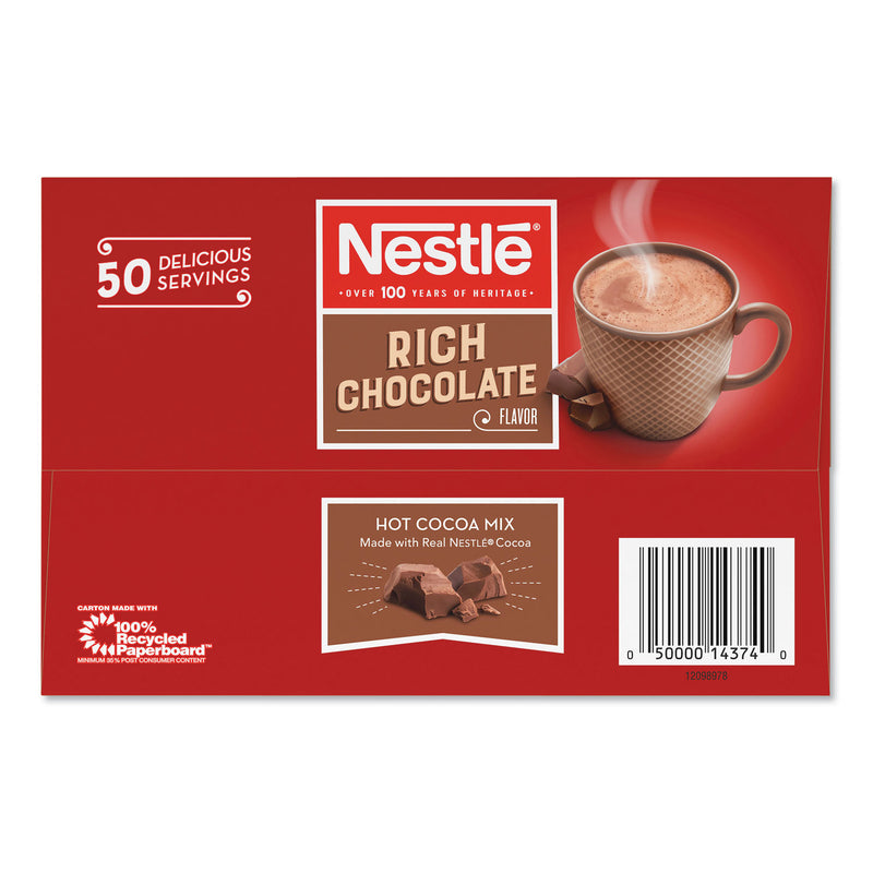 Nestlé Hot Cocoa Mix, Rich Chocolate, .71oz, 50/Box
