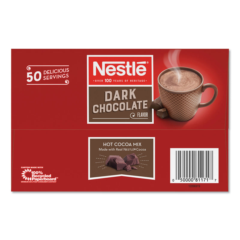 Nestlé Hot Cocoa Mix, Dark Chocolate, 0.71 oz, 50/Box