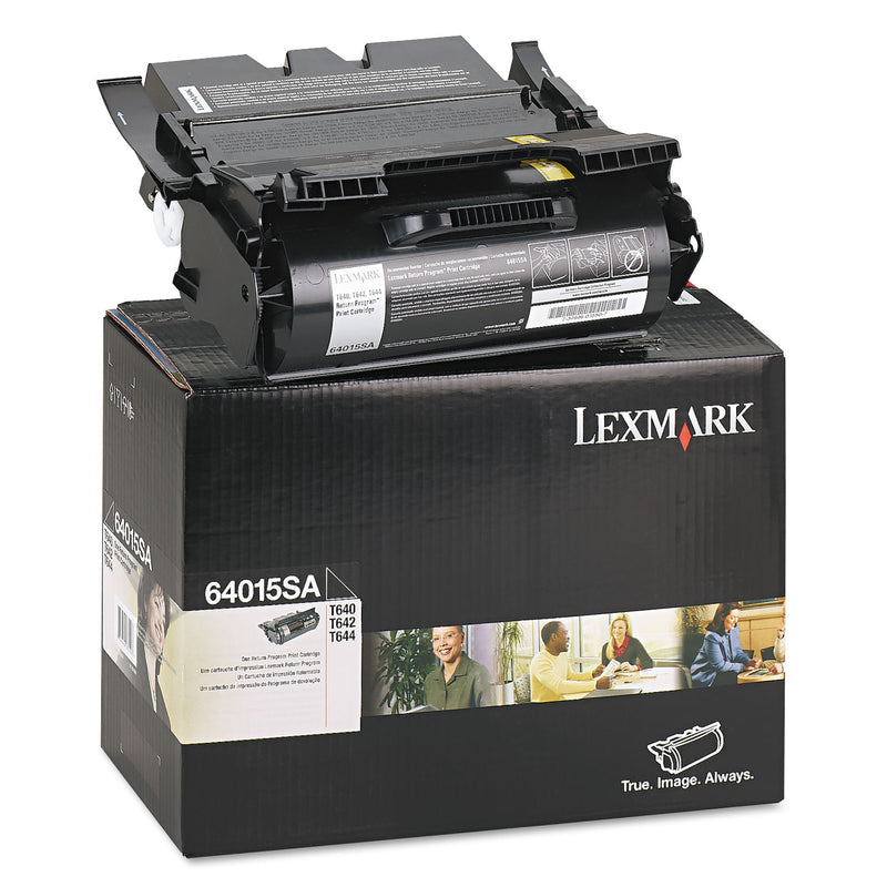 Lexmark 64015SA Return Program Toner, 6,000 Page-Yield, Black