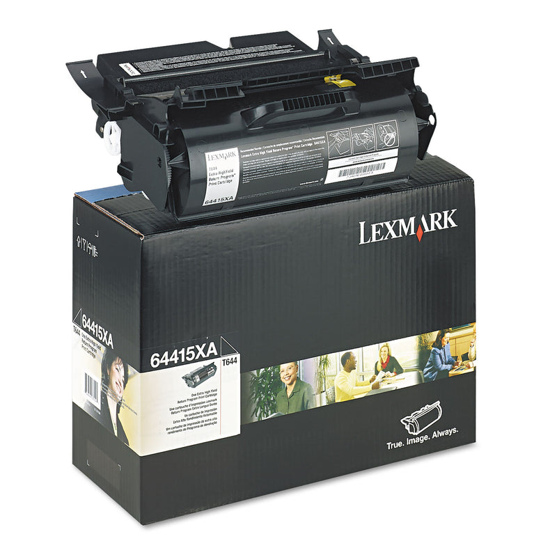 Lexmark 64415XA Return Program Extra High-Yield Toner, 32,000 Page-Yield, Black